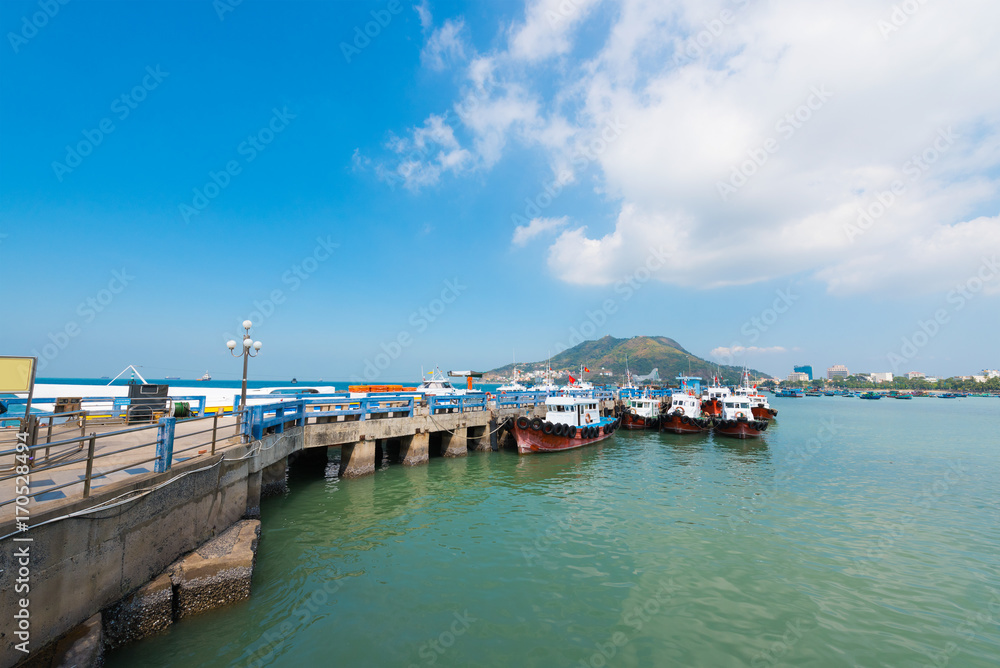 pier in Vungtau, Vietnam