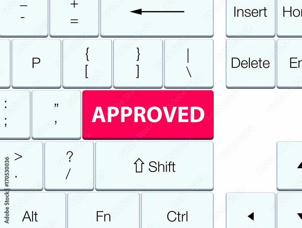 Approved pink keyboard button Approved pink keyboard button
