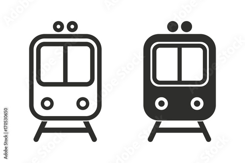 Metro vector icon.