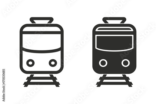 Metro vector icon.