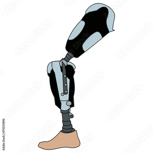 Modern Exoskeleton Prosthetic leg mechanism.