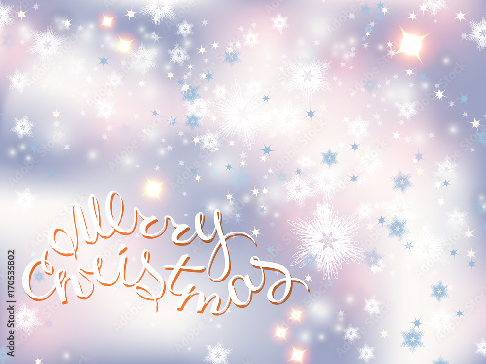 Christmas background with snowflakes Christmas background with snowflakes