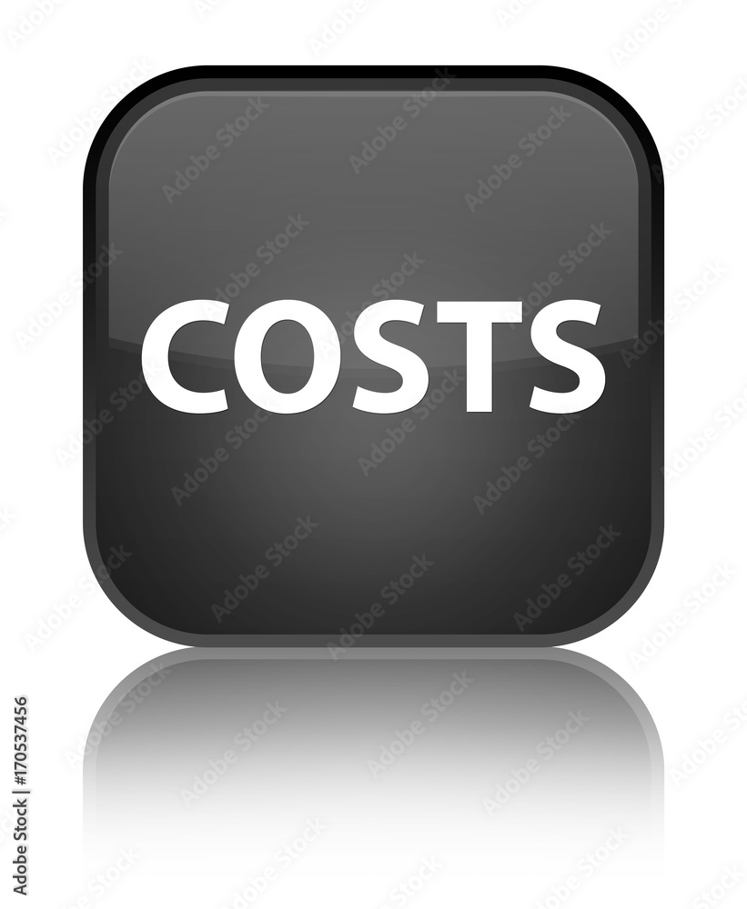 Costs special black square button Costs special black square button