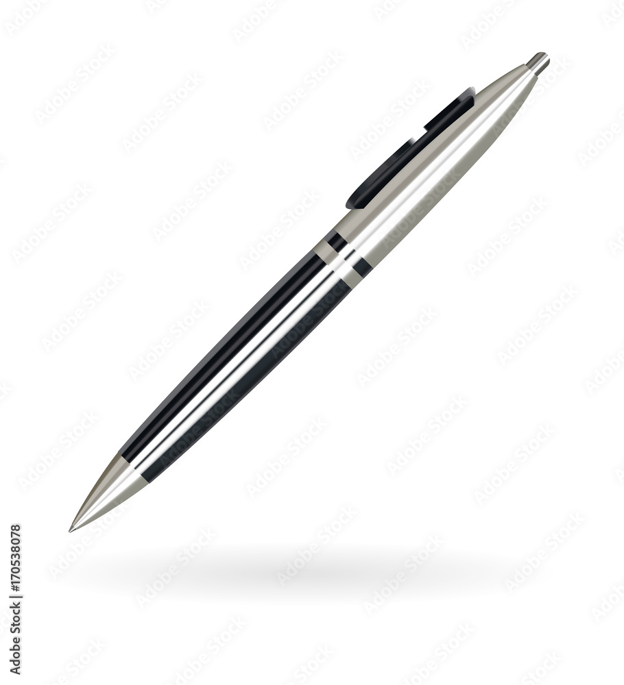 real luxury ball head pen black and silver color real luxury ball head pen black and silver color