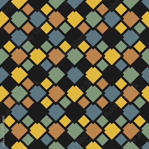 Seamless pattern with geometric designs