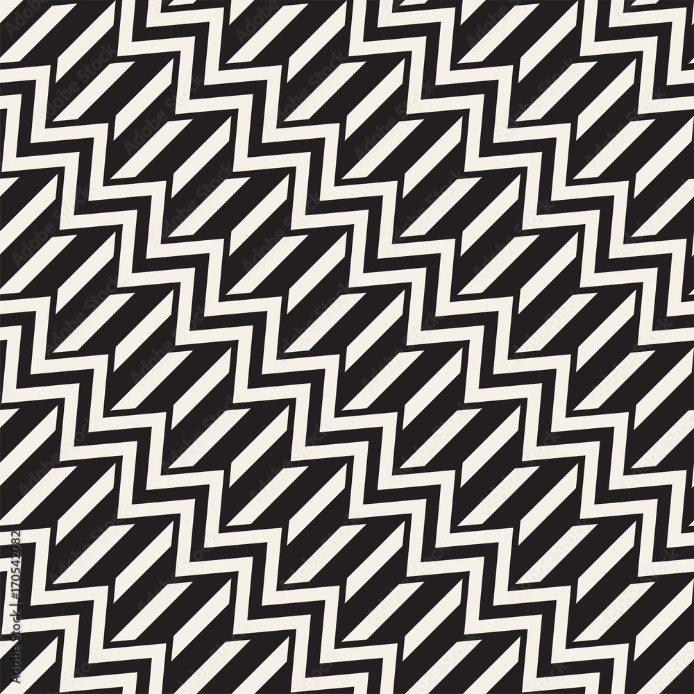 Vector seamless zigzag line pattern. Abstract stylish geometric background. Repeating lattice background Vector seamless zigzag line pattern. Abstract stylish geometric background. Repeating lattice background