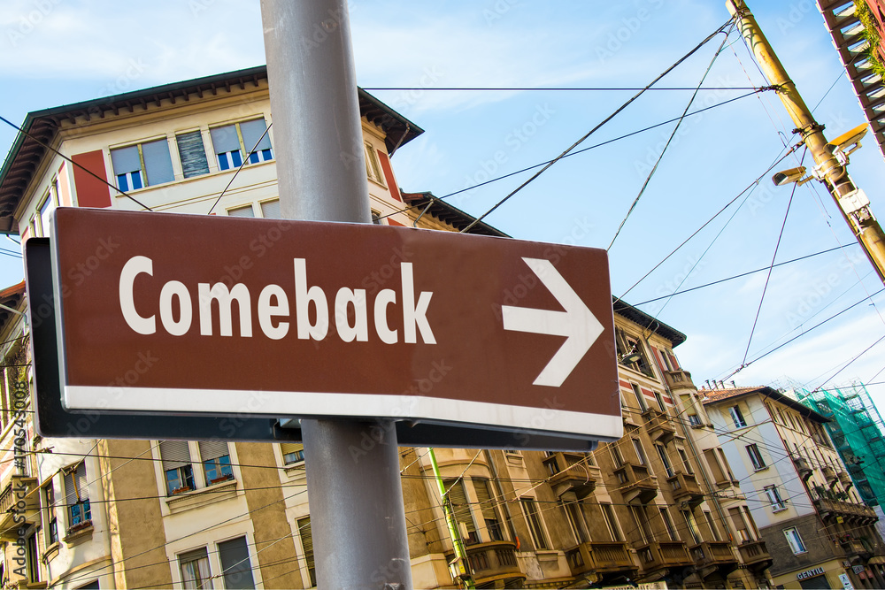 Obraz premium Schild 223 - Comeback