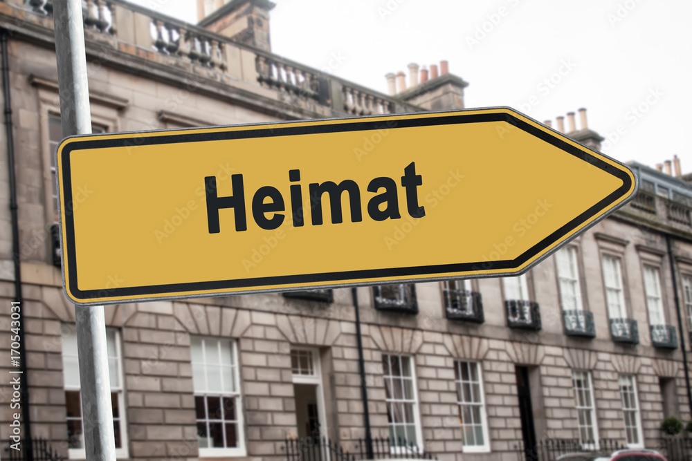 Fototapeta premium Schild 238 - Heimat
