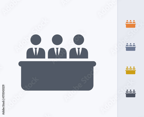 Board Of Directors - Carbon Icons. A professional, pixel-aligned icon designed on a 32x32 pixel grid and redesigned on a 16x16 pixel grid for very small sizes.