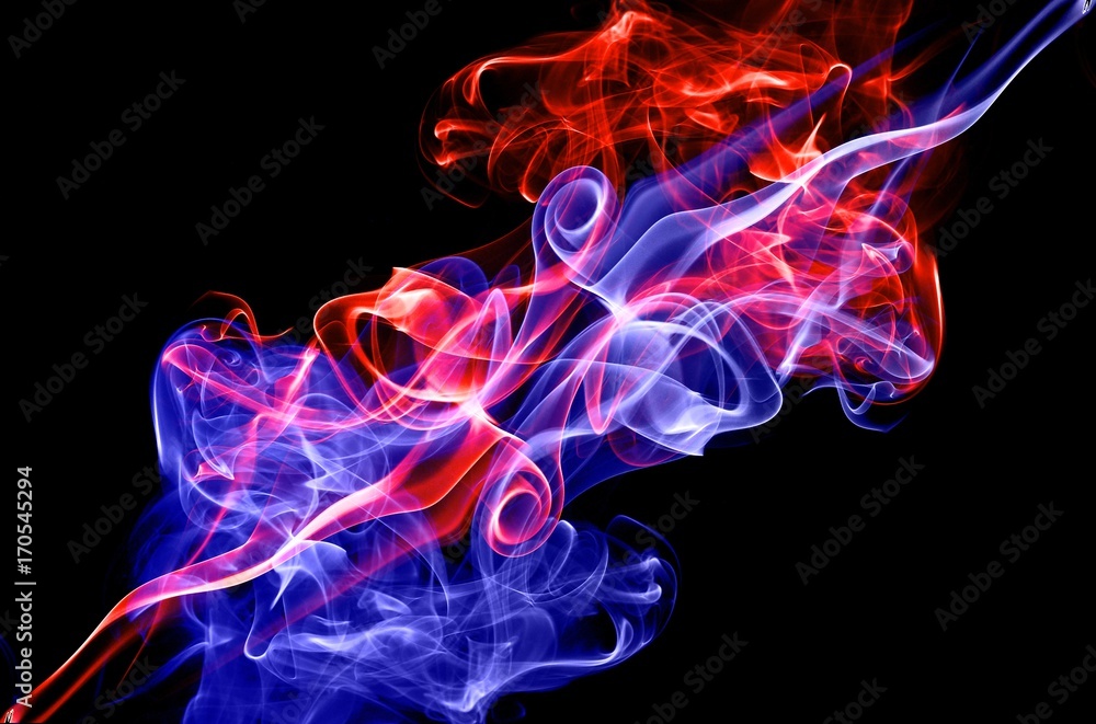 red fire and blue fire background,Red and blue fire on balck background  Stock Photo | Adobe Stock
