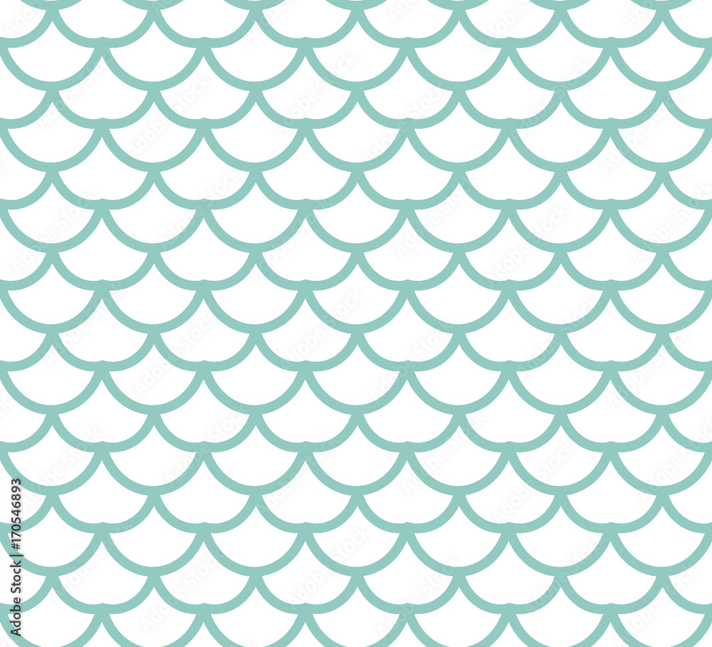 Fish scales seamless pattern. Fish skin endless background, mermaid tail repeating texture. Vector illustration Fish scales seamless pattern. Fish skin endless background, mermaid tail repeating texture. Vector illustration