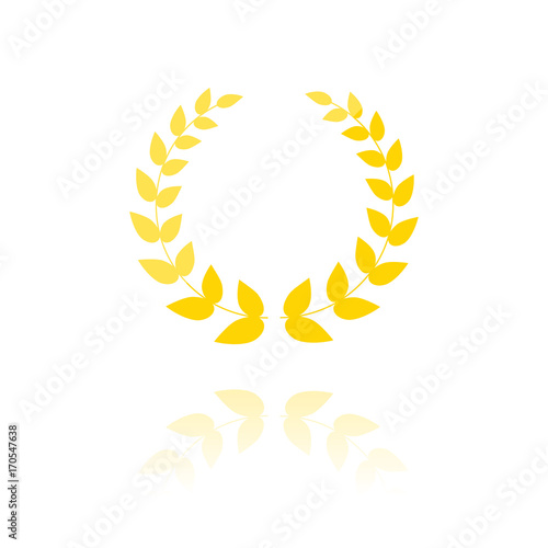 farbiges Symbol - Siegeskranz