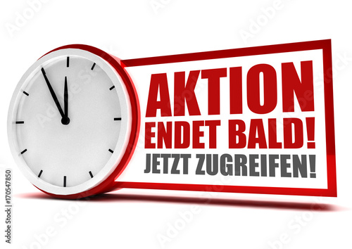 Foto Aktion endet bald! Button, Icon