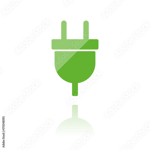 farbiges Symbol - Stecker