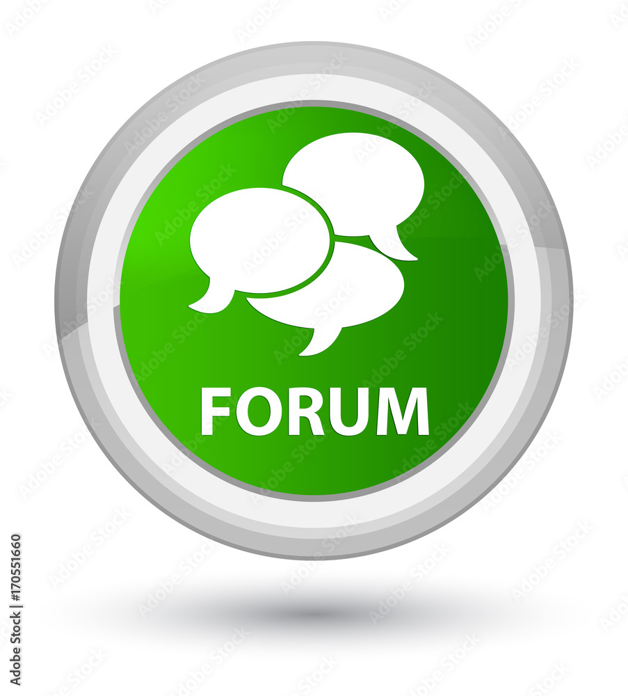 Forum (comments icon) prime green round button Forum (comments icon) prime green round button