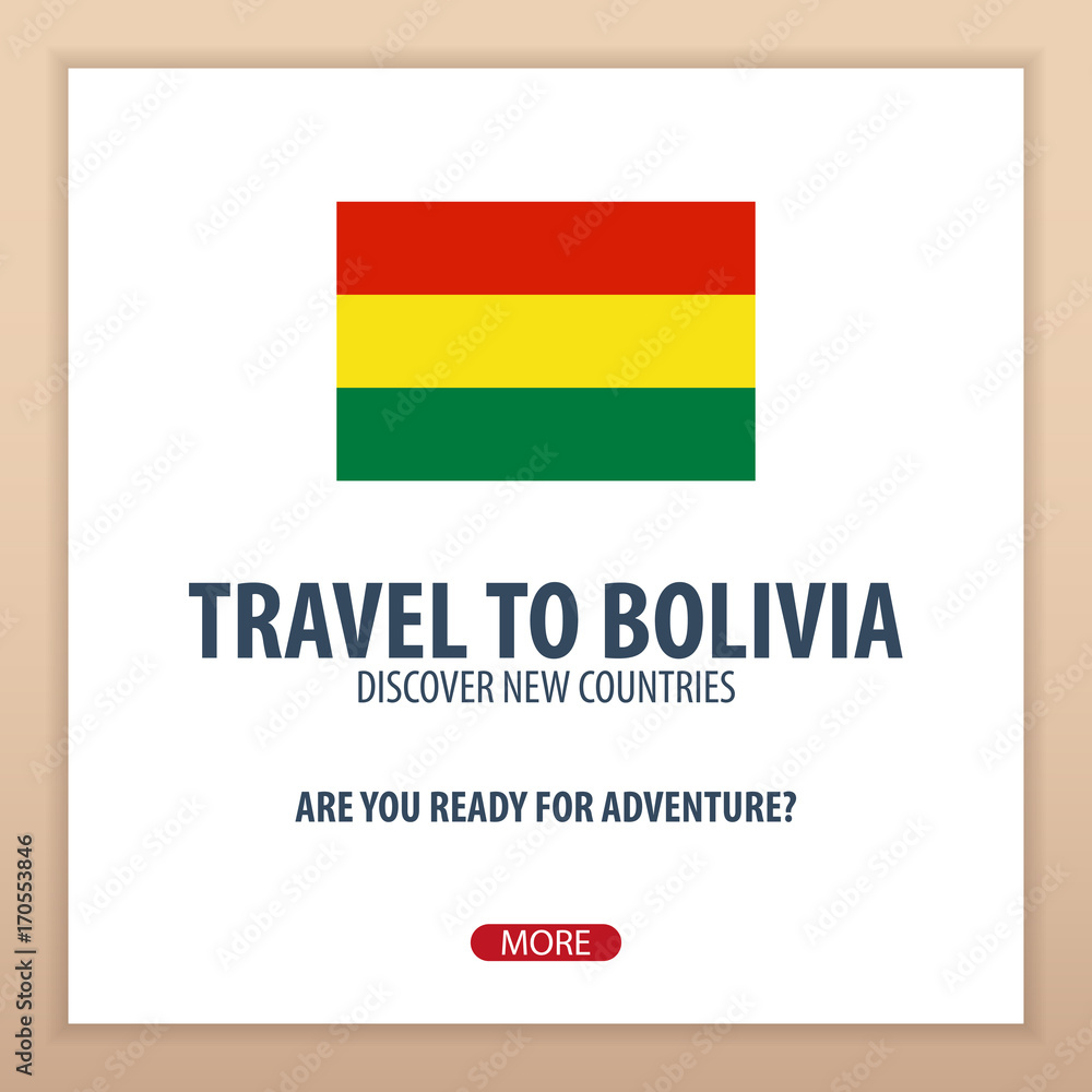Obraz premium Travel to Bolivia. Discover and explore new countries. Adventure trip.