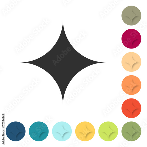 Farbige Buttons - Glitzer
