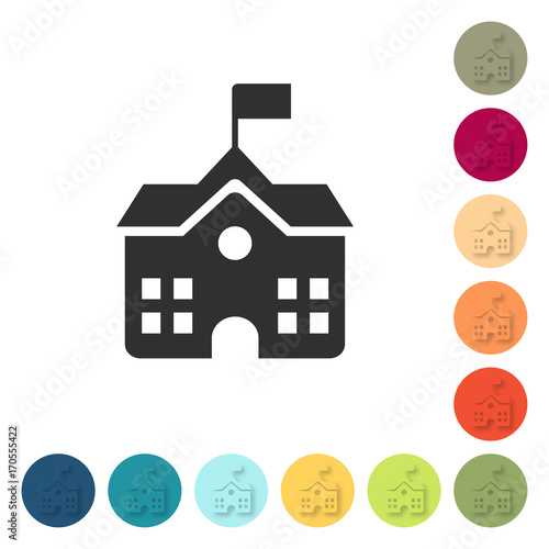 Farbige Buttons - Rathaus