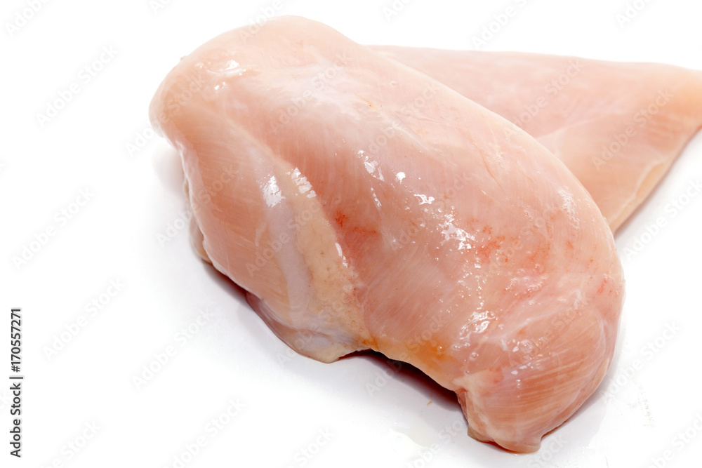 chicken breast isolated on white background chicken breast isolated on white background