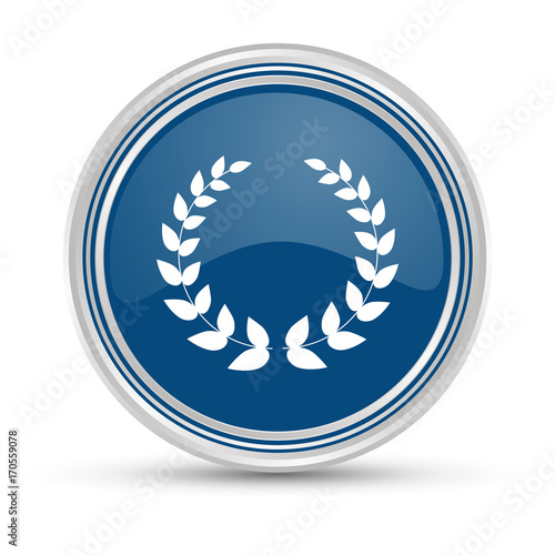 Blauer Button - Auszeichnung