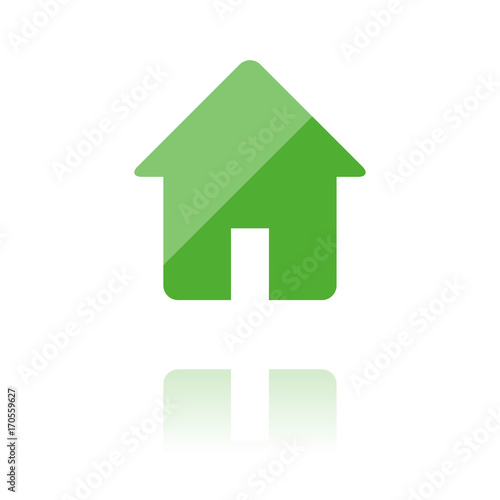 Farbiges Symbol - Haus