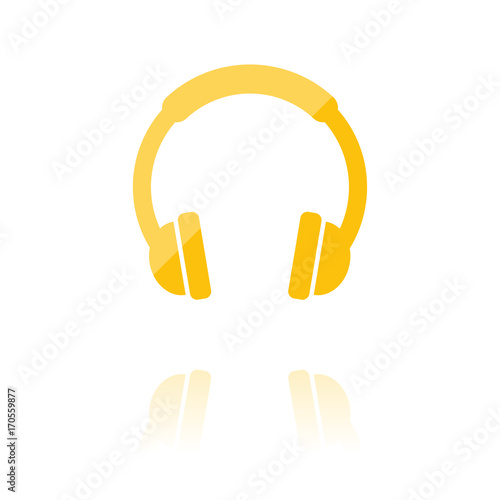 Farbiges Symbol - Kopfhörer