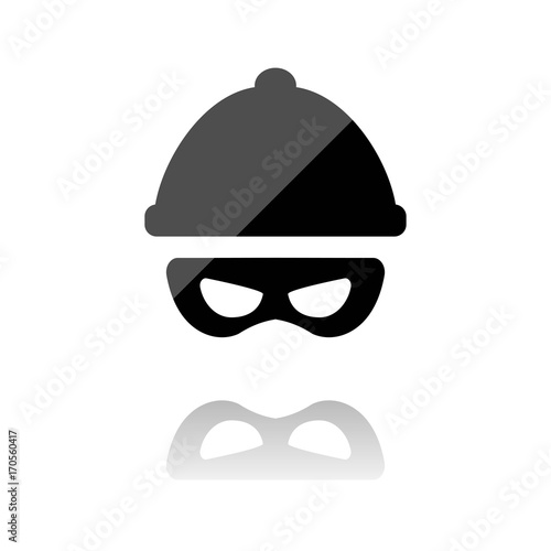 farbiges Symbol - Verbrecher-Symbol