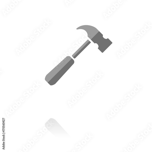 farbiges Symbol - Hammer