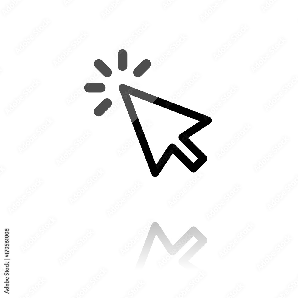 farbiges Symbol - Mausklick farbiges Symbol - Mausklick