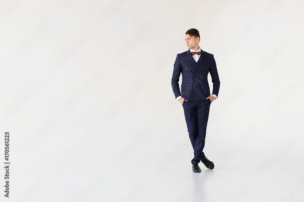 young business man isolated on white background young business man isolated on white background