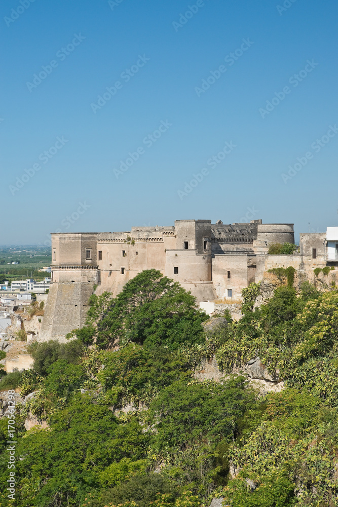 Panoramic view of Massafra. Puglia. Italy. 