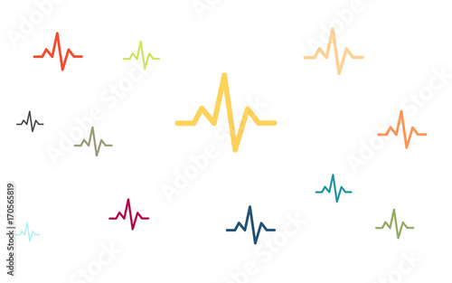 Wallpaper - bunte Diagramme