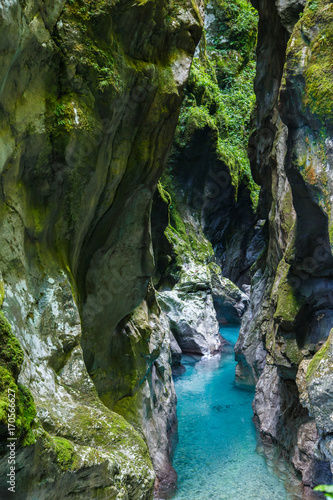 Tolminska Korita (Tolminka), Slovenija - Tolmin Gorges, Slovenia - Tolminer Klammen, Slowenien. (14.08.2017) photo