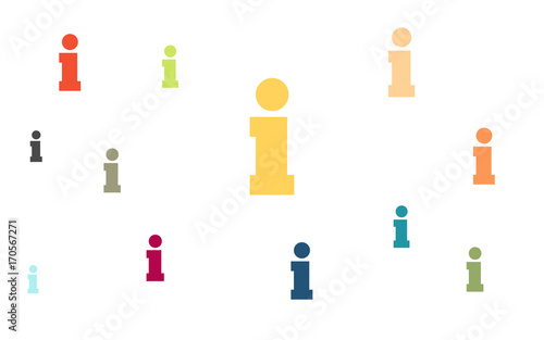 Wallpaper - bunte Informationen
