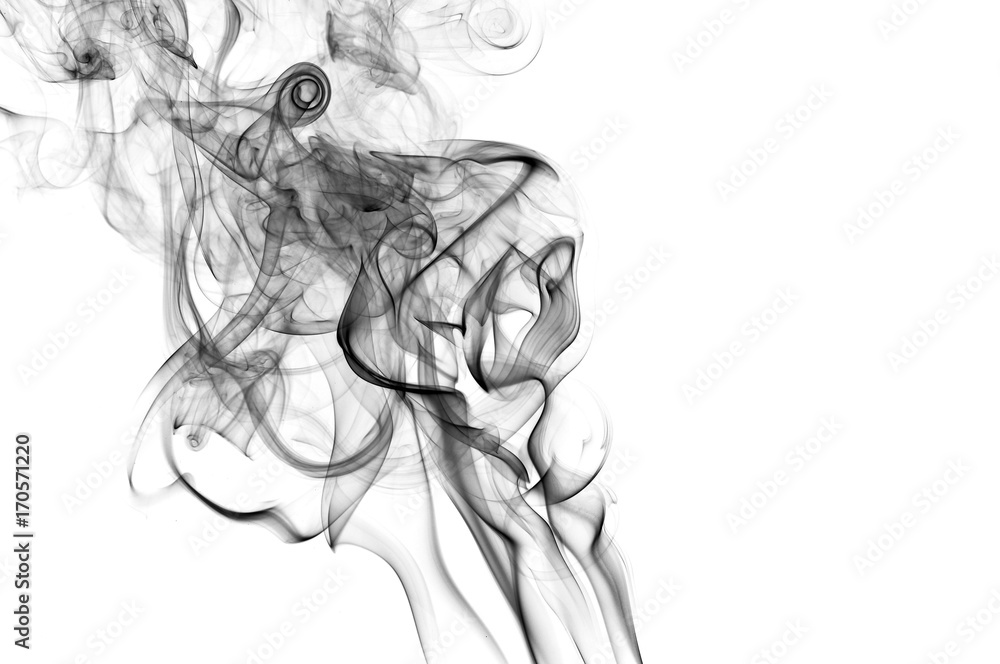 Abstract black smoke on white background, smoke background,black ink background ,black and white ,B&W Abstract black smoke on white background, smoke background,black ink background ,black and white ,B&W