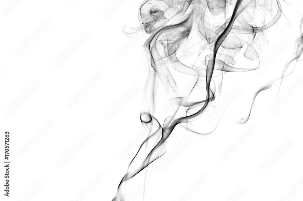 Abstract black smoke on white background, smoke background,black ink background ,black and white ,B&W Abstract black smoke on white background, smoke background,black ink background ,black and white ,B&W
