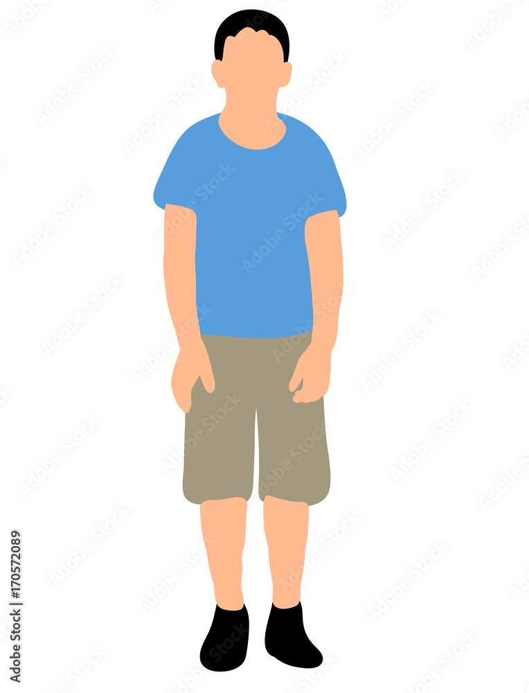vector, isolated silhouette guy flat style vector, isolated silhouette guy flat style