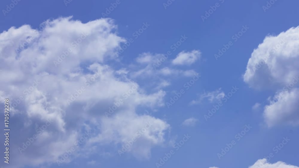 Peaceful moving clouds on the sky. Peaceful moving clouds on the sky.