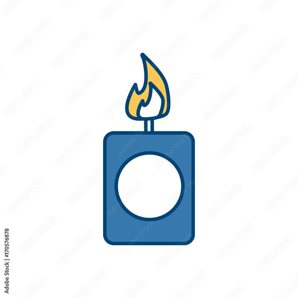 Candle decoration isolated icon vector illustration graphic design Candle decoration isolated icon vector illustration graphic design