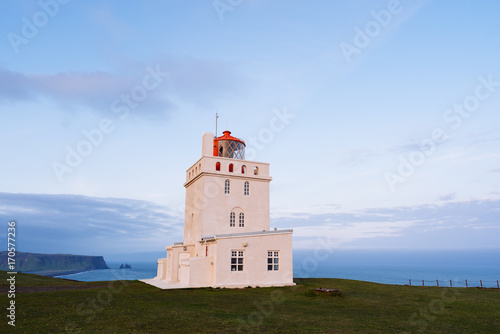Lighthouse at Cape Dyrholaey  Iceland