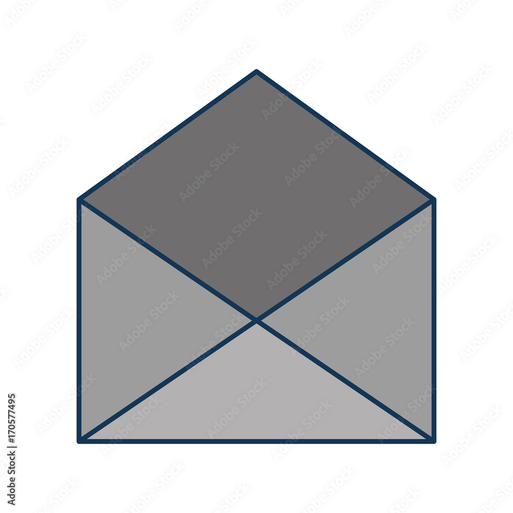 open envelope message mail concept vector illustration open envelope message mail concept vector illustration