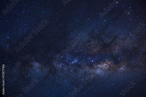clearly milky way galaxy with stars and space dust in the universe © sripfoto