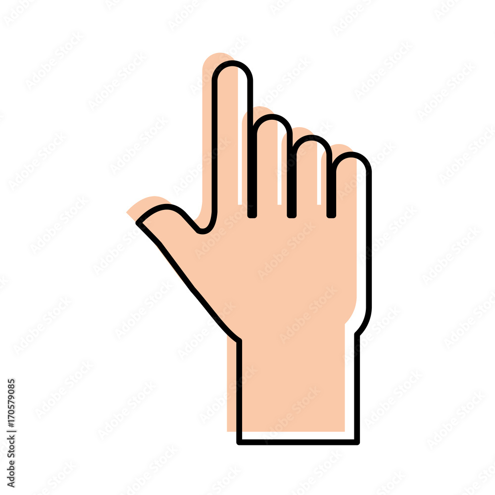hand pointer gesture symbol icon vector illustration hand pointer gesture symbol icon vector illustration