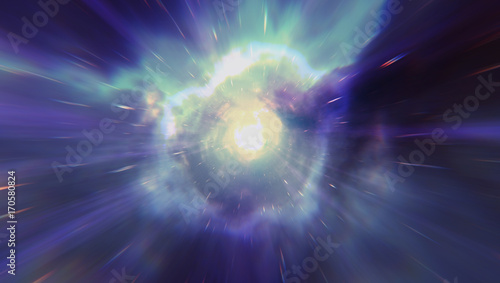 Abstract Colorful Wormhole