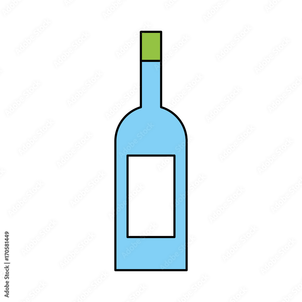 wine bottle drink beverage market product vector illustration wine bottle drink beverage market product vector illustration
