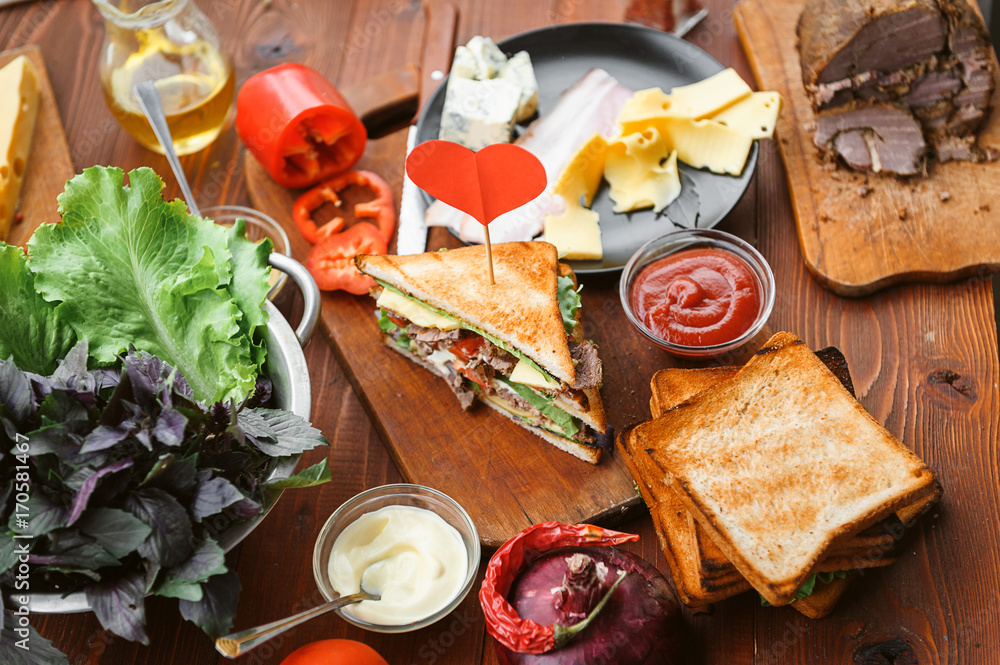 delicious and healthy home sandwich delicious and healthy home sandwich