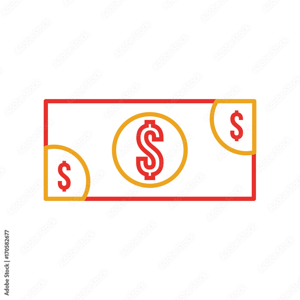 banknote money cash currency payment icon vector illustration banknote money cash currency payment icon vector illustration