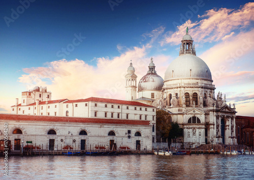 Grand Canal and Basilica Santa Maria della Salute, Venice