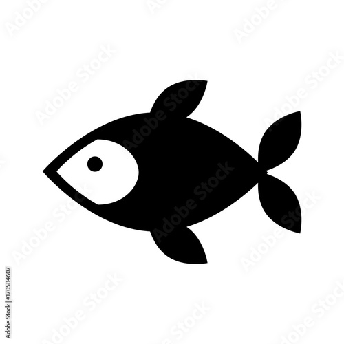 fish shop store market with freshness seafood meal vector illustration