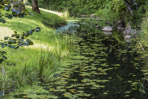 she views with beautiful natural water storage facilities and forests